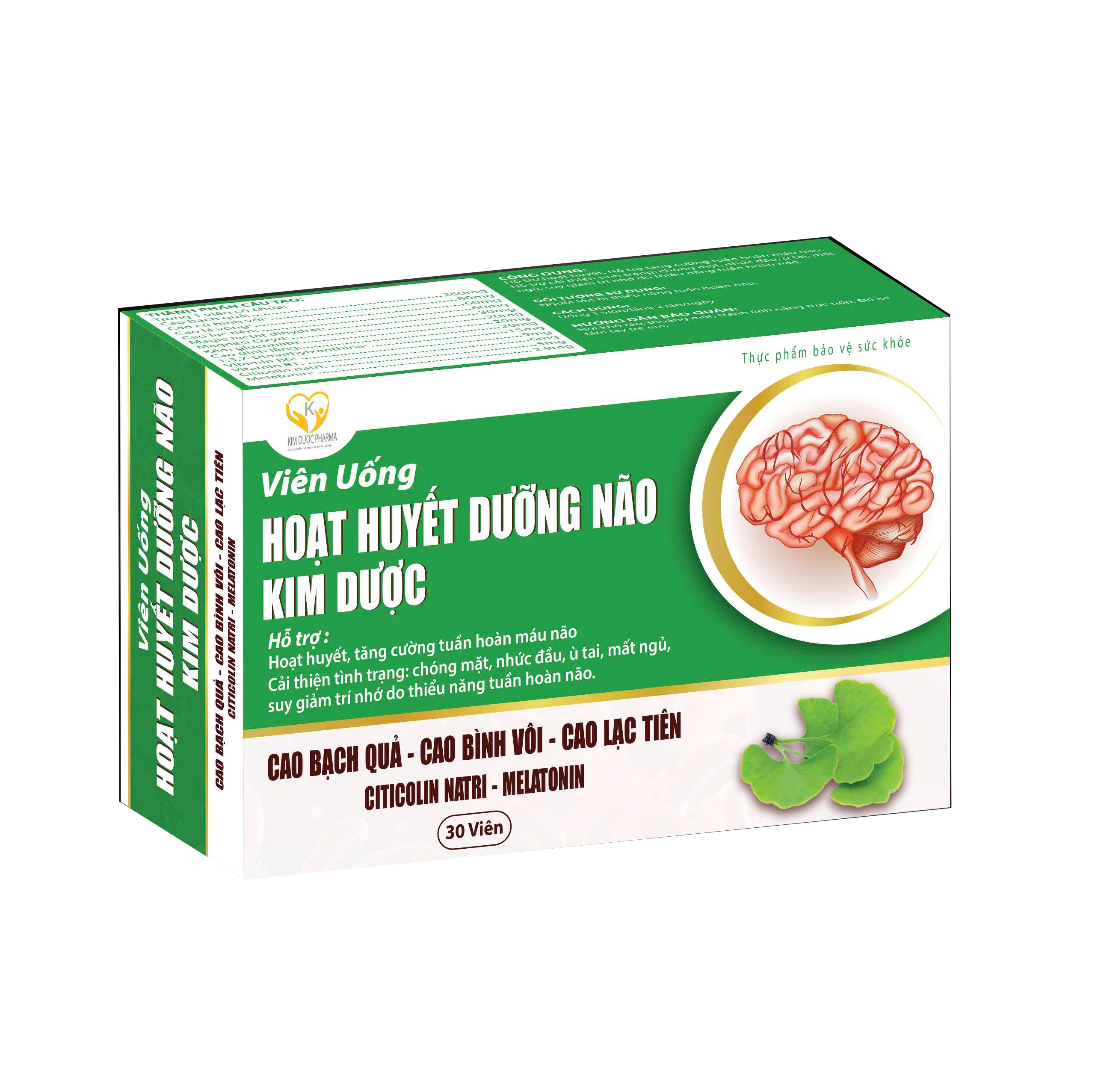 Hoạt huyết dưỡng não kim dược